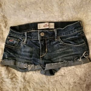 Hollister Dark Wash Denim Shorts
